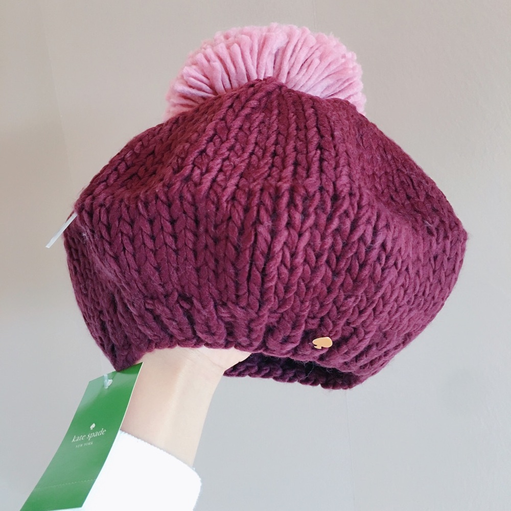 Kate spade color block beret